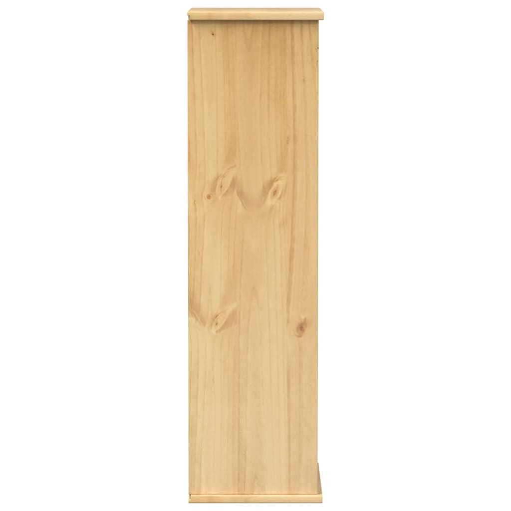 vidaXL CD Cabinet Corona 40x30x110 cm Solid Wood Pine - Brown