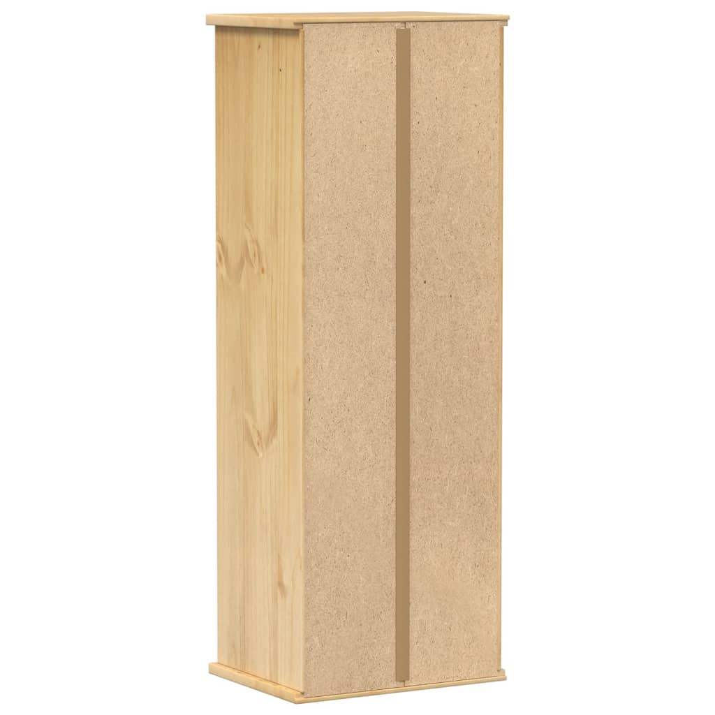 vidaXL CD Cabinet Corona 40x30x110 cm Solid Wood Pine - Brown