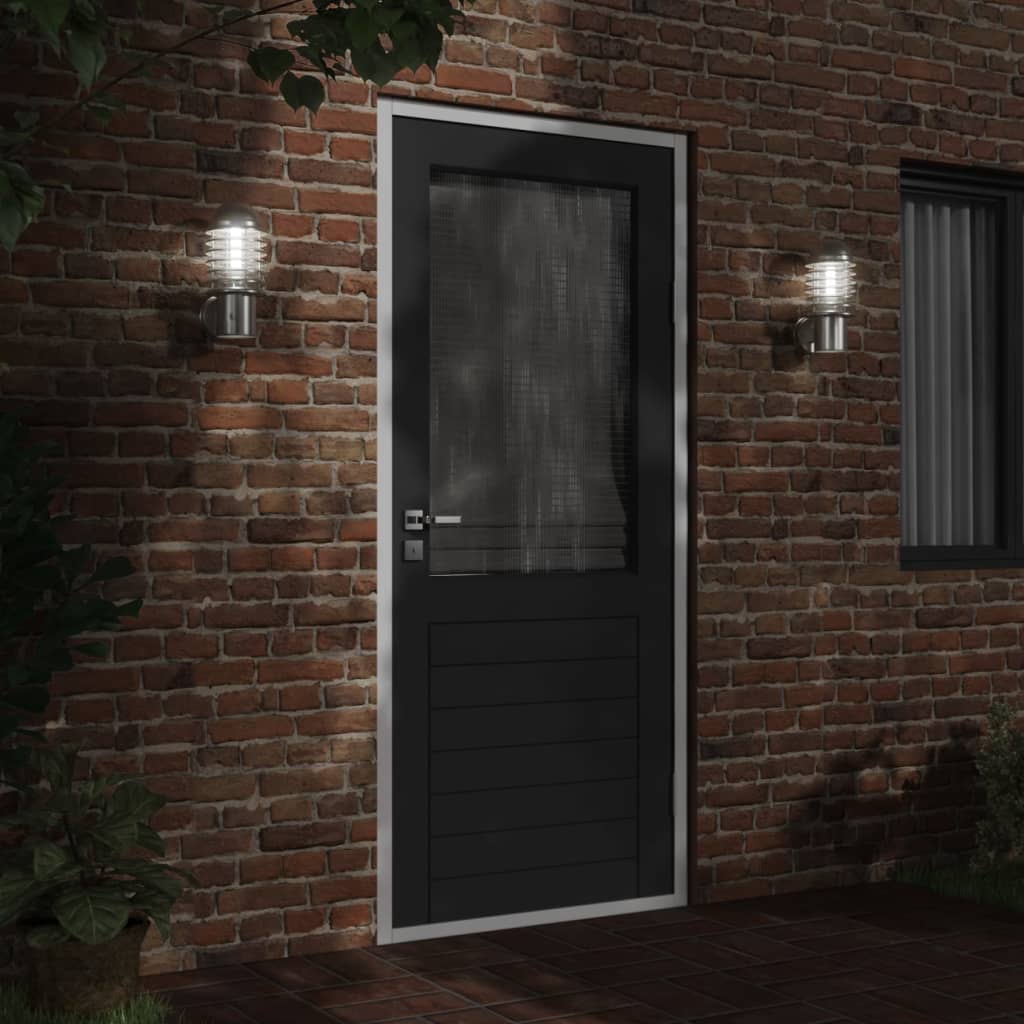 vidaXL Outdoor Wall Lights 2pcs Silver Stainless Steel - 11673