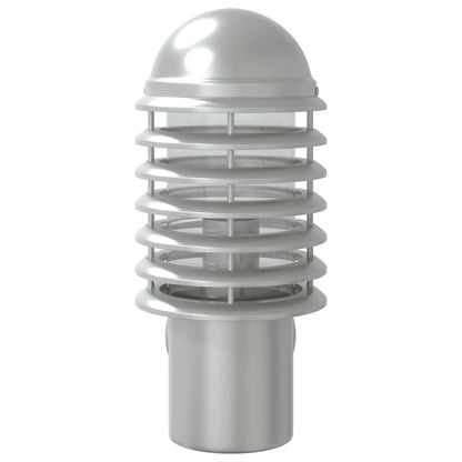 vidaXL Outdoor Wall Lights 2pcs Silver Stainless Steel - 11673