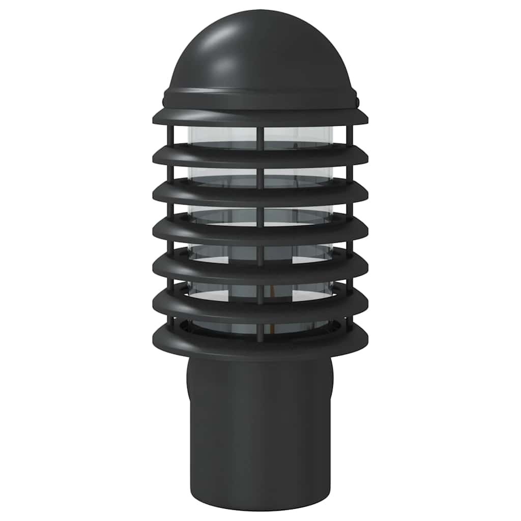 vidaXL Outdoor Wall Lights 2pcs Black Stainless Steel - 11655