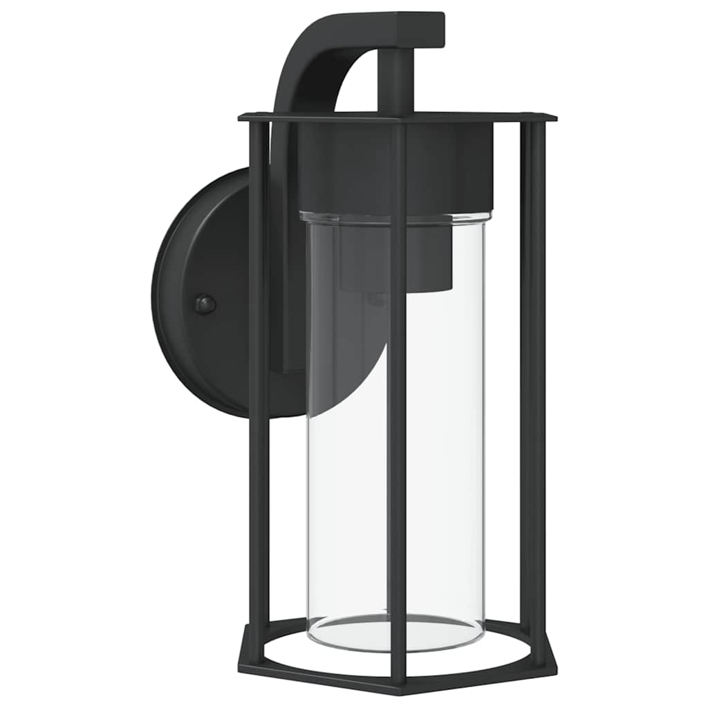vidaXL Outdoor Wall Light Black Stainless Steel - 11644