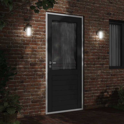 vidaXL Outdoor Wall Light Black Stainless Steel - 11644