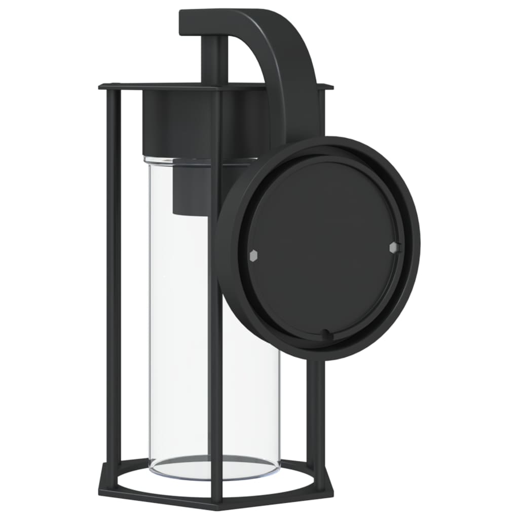 vidaXL Outdoor Wall Light Black Stainless Steel - 11644