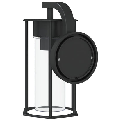 vidaXL Outdoor Wall Light Black Stainless Steel - 11644