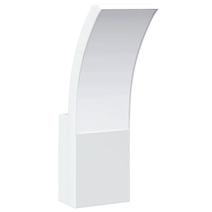 vidaXL Outdoor LED Wall Light White Die-cast Aluminium - 11719