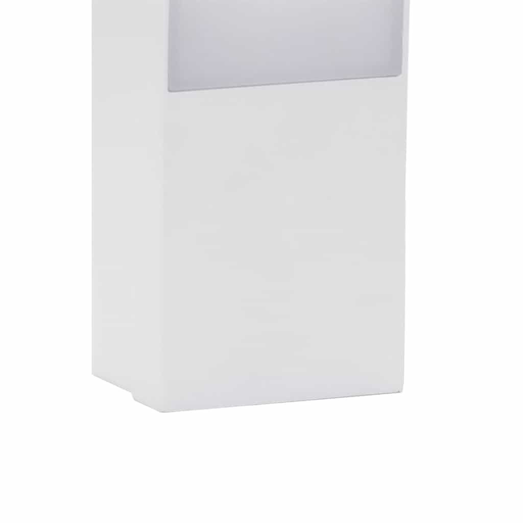 vidaXL Outdoor LED Wall Light White Die-cast Aluminium - 11719