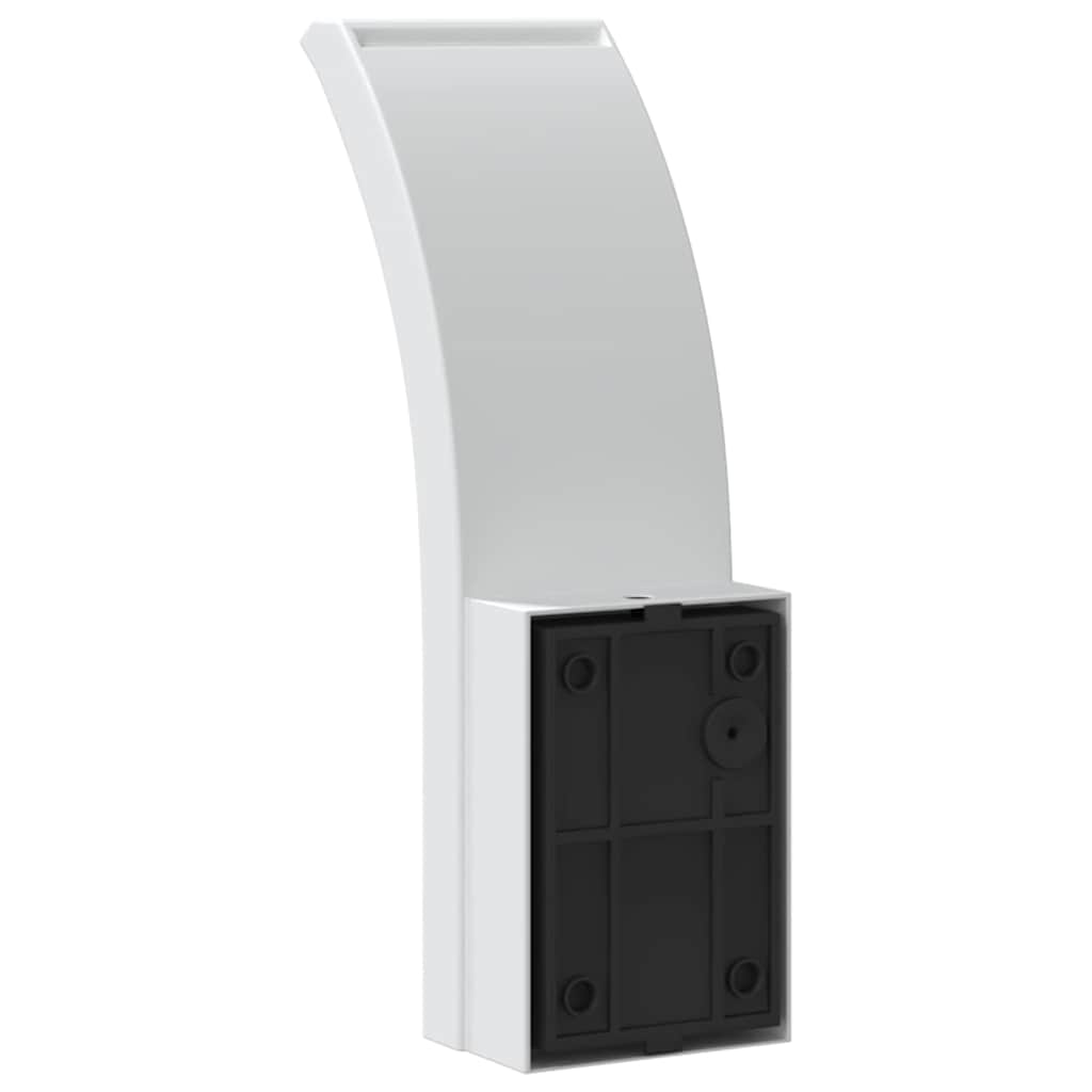 vidaXL Outdoor LED Wall Lights 2pcs White Die-cast Aluminium