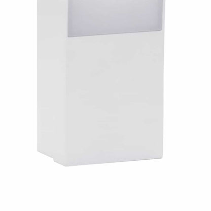 vidaXL Outdoor LED Wall Lights 2pcs White Die-cast Aluminium
