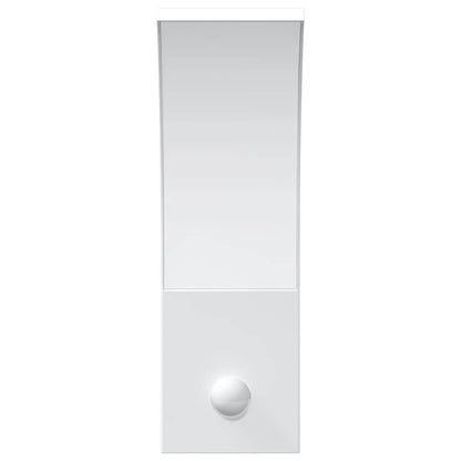 vidaXL Outdoor LED Wall Light with Sensor White Die-cast Aluminium