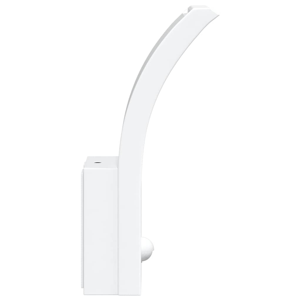 vidaXL Outdoor LED Wall Light with Sensor White Die-cast Aluminium
