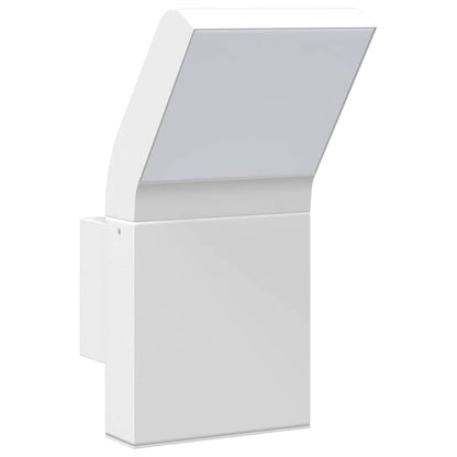 vidaXL Outdoor LED Wall Lights 2pcs White Die-cast Aluminium - 52926