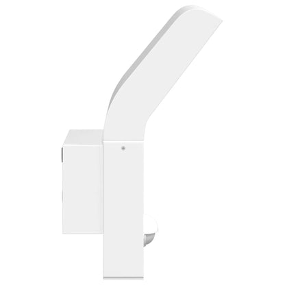 vidaXL Outdoor LED Wall Lights with Sensors 2pcs White Die-cast Aluminium - 52946