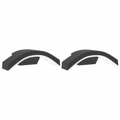 vidaXL Outdoor LED Wall Lights 2pcs Black Die-cast Aluminium - 52950