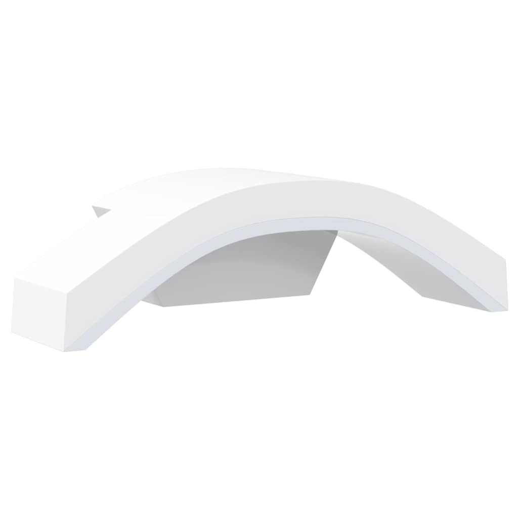 vidaXL Outdoor LED Wall Lights 2pcs White Die-cast Aluminium - 52966