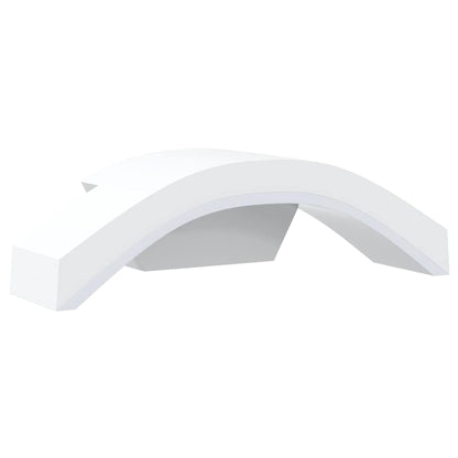 vidaXL Outdoor LED Wall Lights 2pcs White Die-cast Aluminium - 52966