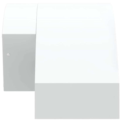 vidaXL Outdoor LED Wall Lights 2pcs White Die-cast Aluminium - 52966