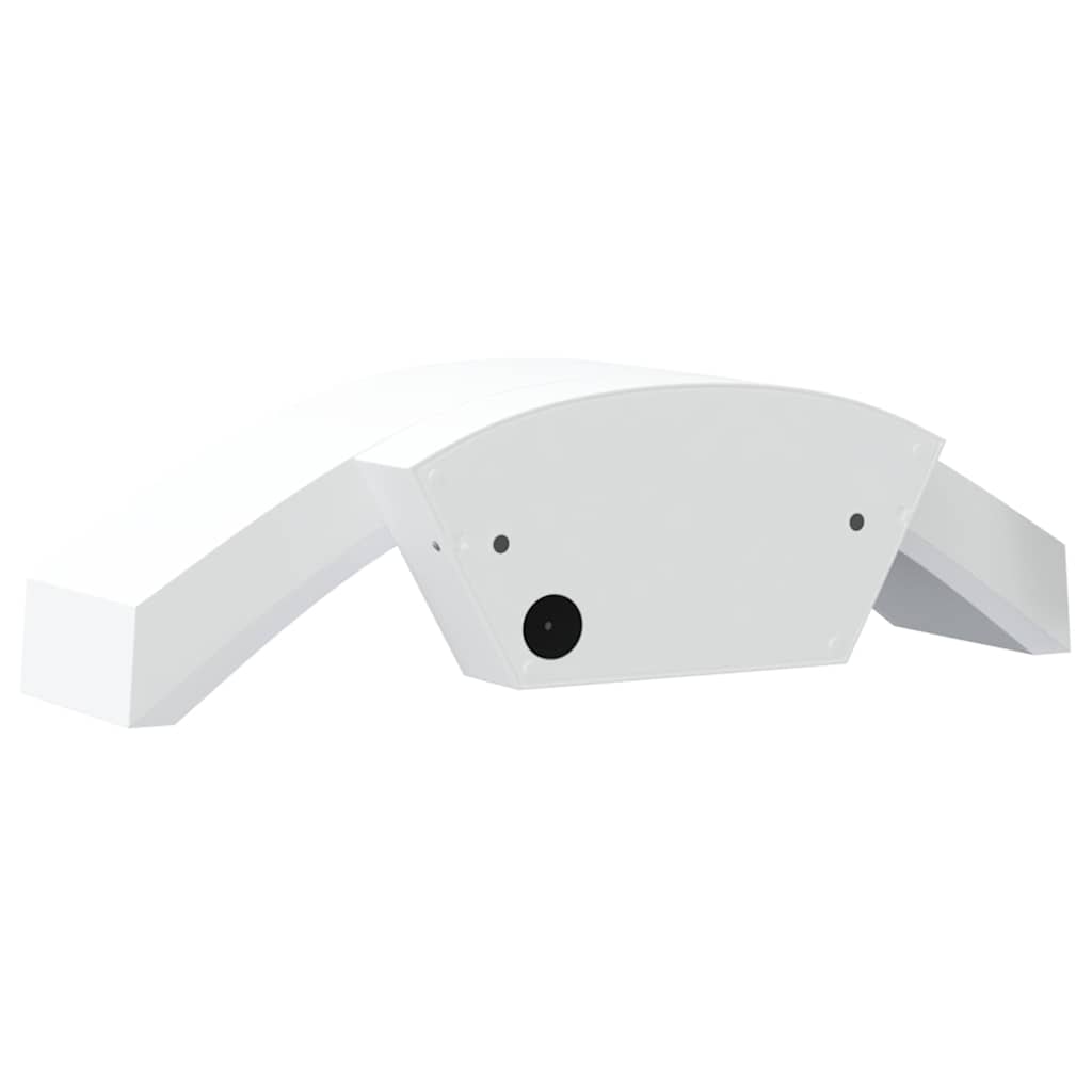 vidaXL Outdoor LED Wall Lights 2pcs White Die-cast Aluminium - 52966
