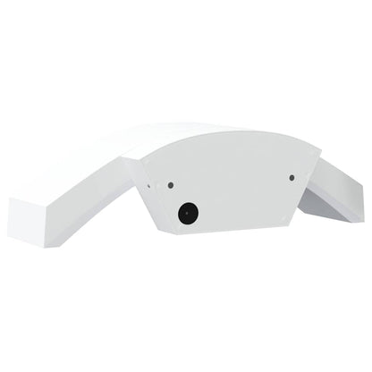 vidaXL Outdoor LED Wall Lights 2pcs White Die-cast Aluminium - 52966
