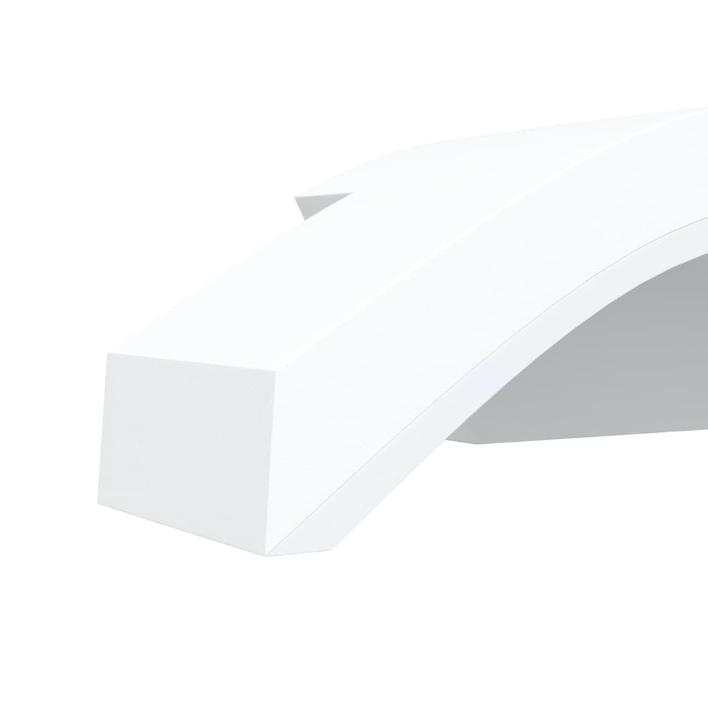 vidaXL Outdoor LED Wall Lights 2pcs White Die-cast Aluminium - 52966