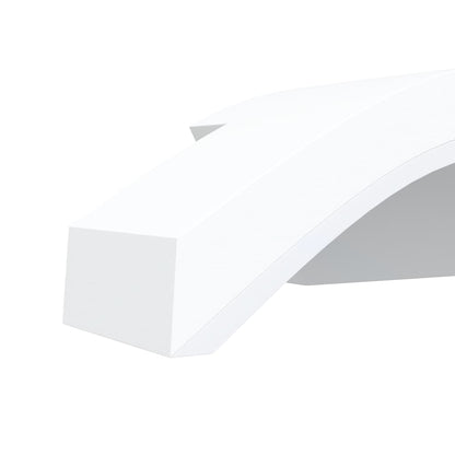vidaXL Outdoor LED Wall Lights 2pcs White Die-cast Aluminium - 52966