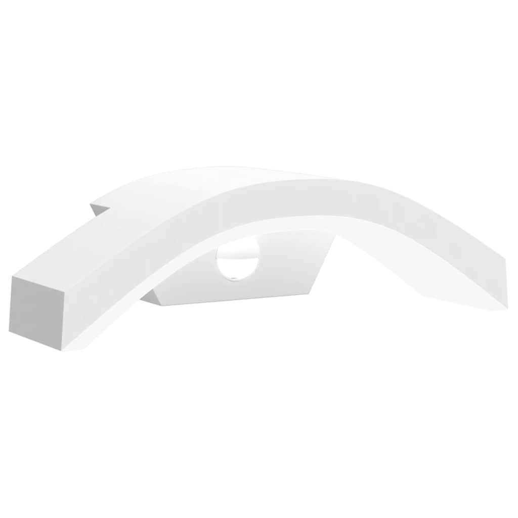 vidaXL Outdoor LED Wall Light with Sensor White Die-cast Aluminium - 52977