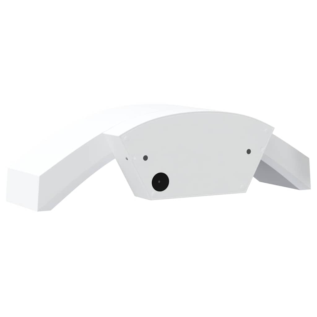 vidaXL Outdoor LED Wall Light with Sensor White Die-cast Aluminium - 52977