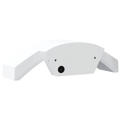vidaXL Outdoor LED Wall Light with Sensor White Die-cast Aluminium - 52977