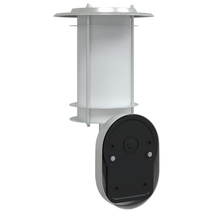vidaXL Outdoor Wall Lights with Sensors 2pcs Silver Stainless Steel - 53009
