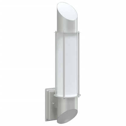 vidaXL Outdoor Wall Light Silver Stainless Steel - 53020