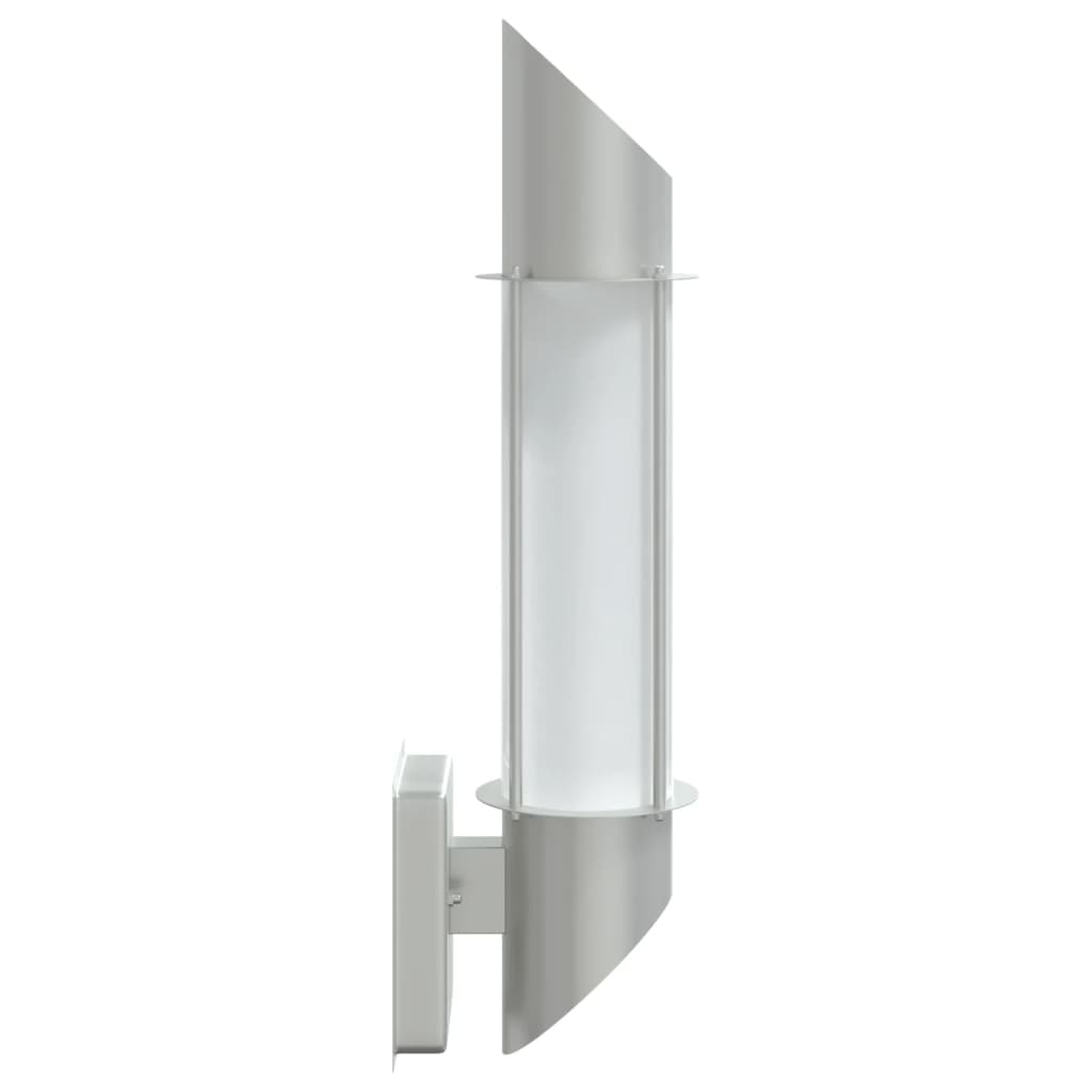 vidaXL Outdoor Wall Light Silver Stainless Steel - 53020
