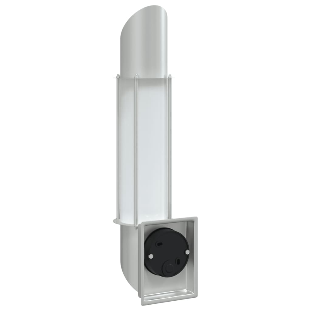 vidaXL Outdoor Wall Light Silver Stainless Steel - 53020
