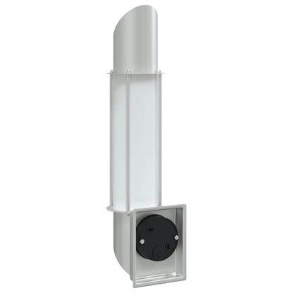 vidaXL Outdoor Wall Light Silver Stainless Steel - 53020