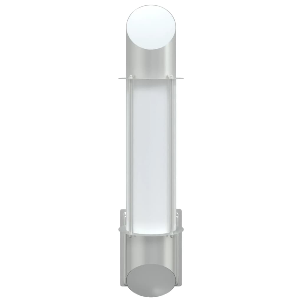 vidaXL Outdoor Wall Lights 2pcs Silver Stainless Steel - 53021