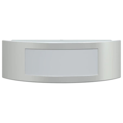 vidaXL Outdoor Wall Lights 2pcs Silver Stainless Steel - 11747