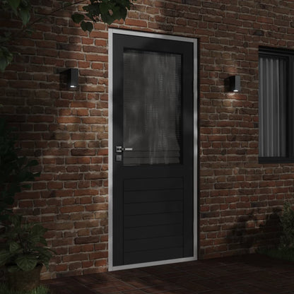 vidaXL Outdoor Wall Lights 2pcs Black Die-cast Aluminium - 11742