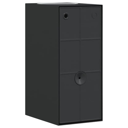 vidaXL Outdoor Wall Lights 2pcs Black Die-cast Aluminium - 11742