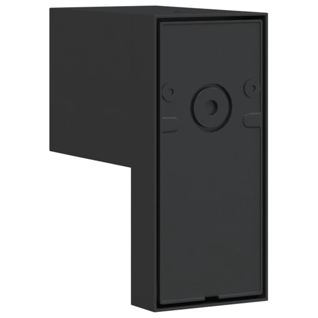 vidaXL Outdoor Wall Light with Sensor Black Die-cast Aluminium - 11782