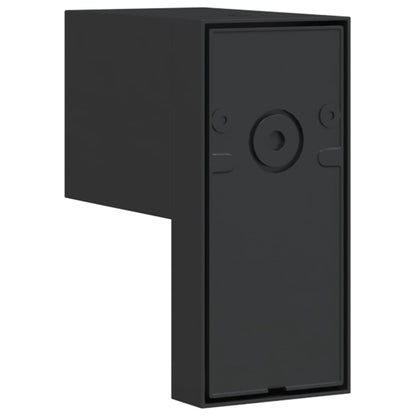 vidaXL Outdoor Wall Light with Sensor Black Die-cast Aluminium - 11782