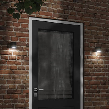 vidaXL Outdoor Wall Light Black Die-cast Aluminium - 11780