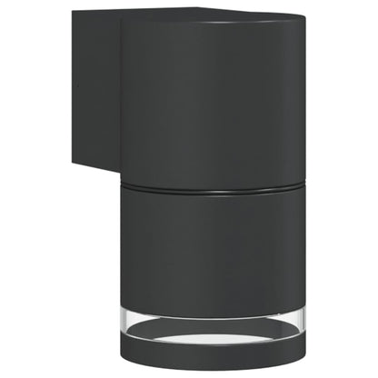 vidaXL Outdoor Wall Light Black Die-cast Aluminium - 11773