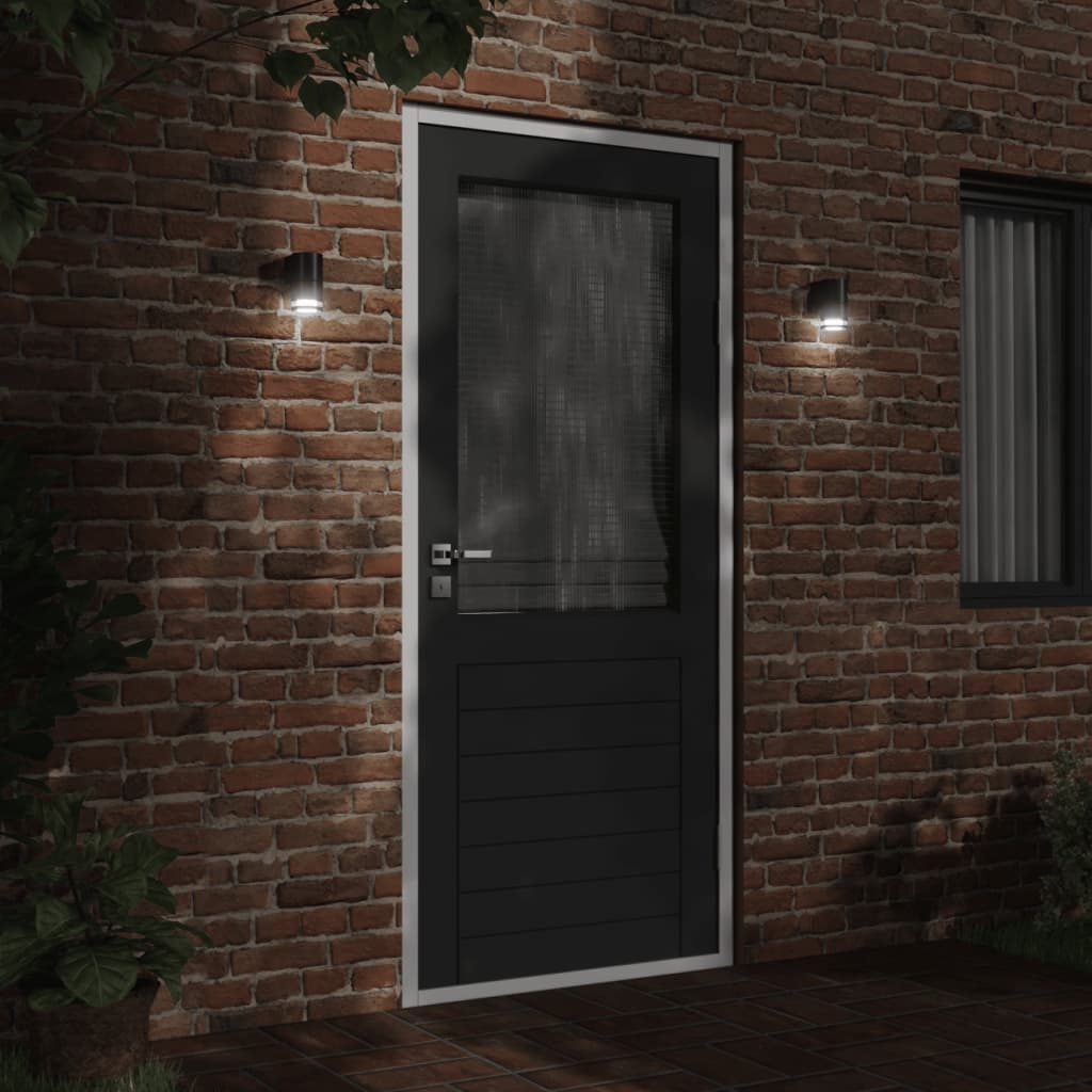 vidaXL Outdoor Wall Light Black Die-cast Aluminium - 11773