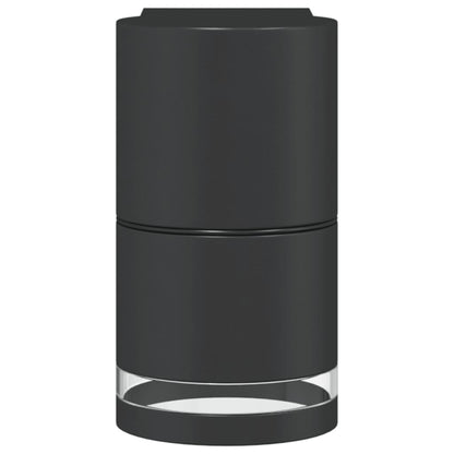 vidaXL Outdoor Wall Lights 2pcs Black Die-cast Aluminium - 11772