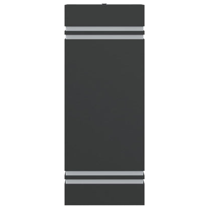 vidaXL Outdoor Wall Light Black Stainless Steel - 11749