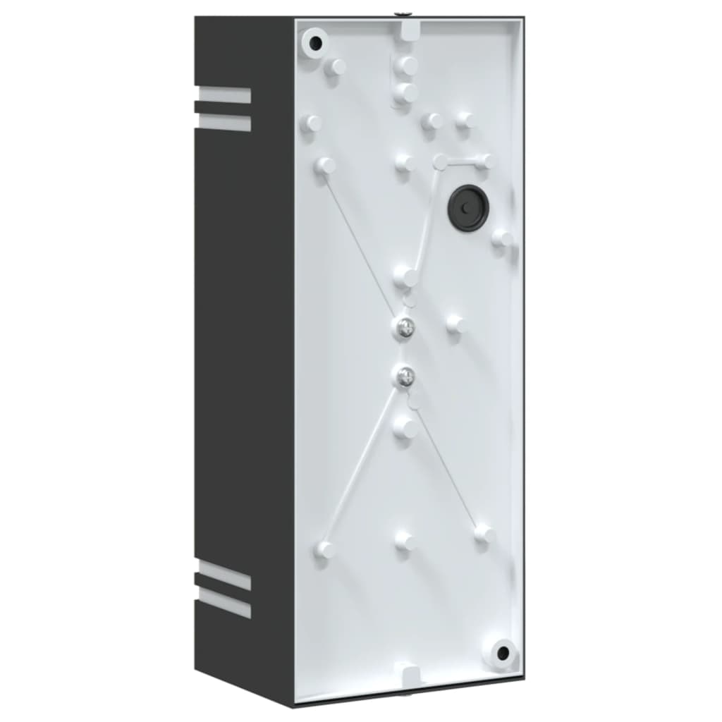 vidaXL Outdoor Wall Light Black Stainless Steel - 11749