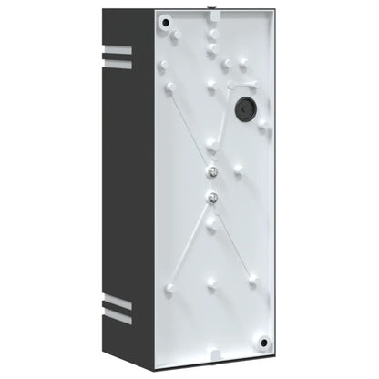 vidaXL Outdoor Wall Light Black Stainless Steel - 11749