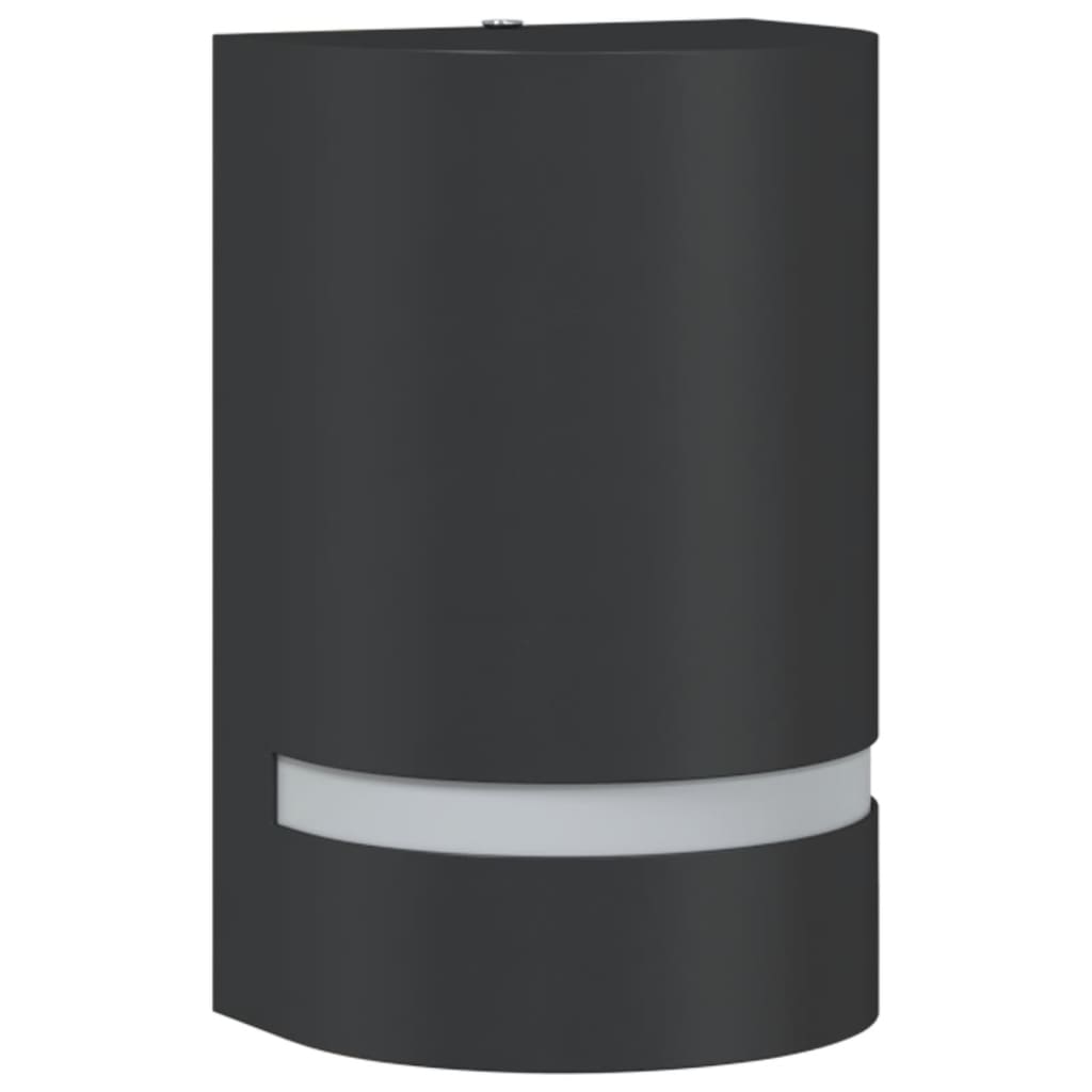 vidaXL Outdoor Wall Light Black Die-cast Aluminium - 80 x 100 x 150 mm