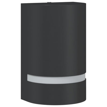 vidaXL Outdoor Wall Light Black Die-cast Aluminium - 80 x 100 x 150 mm