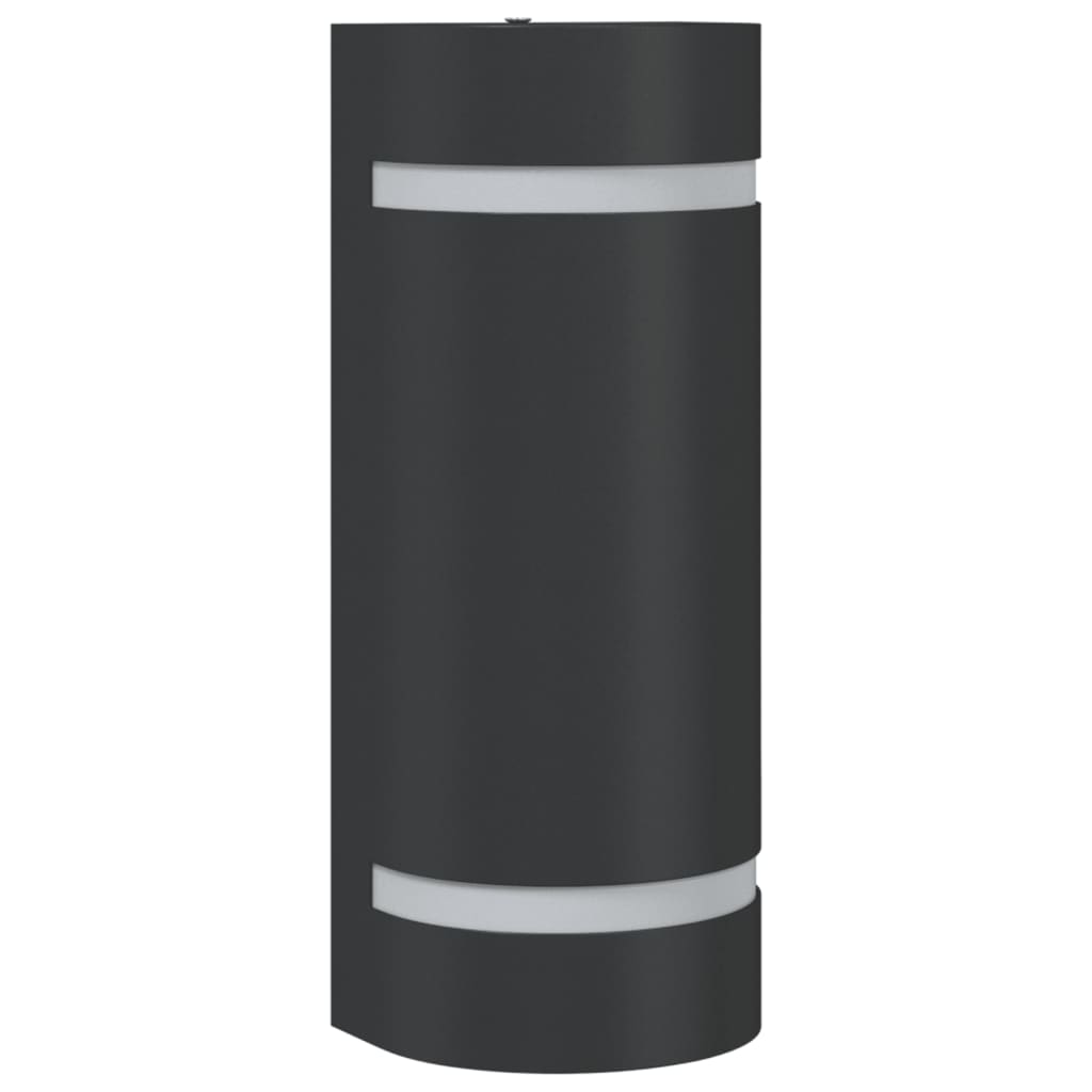 vidaXL Outdoor Wall Light Black Die-cast Aluminium - 80 x 100 x 240 mm