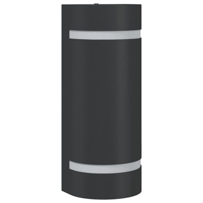 vidaXL Outdoor Wall Light Black Die-cast Aluminium - 80 x 100 x 240 mm